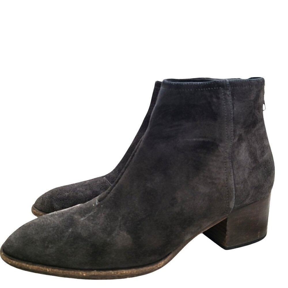 Rag & Bone Wesley Booties Asphlt Grey Suede Eur 8… - image 6